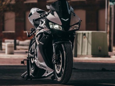 Shop 2007-2008 Honda CBR600RR Motorcycle Fairings - White Black Racing