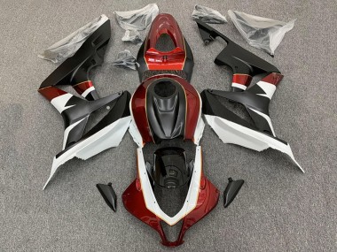 Shop 2007-2008 Honda CBR600RR Motorcycle Fairings - White Red Matte Black