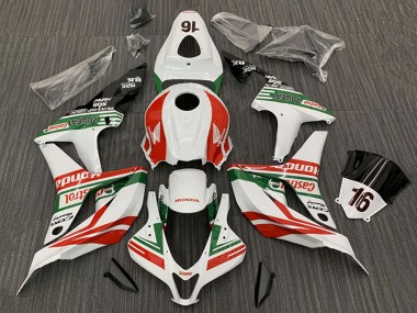 Shop 2007-2008 Honda CBR600RR Motorcycle Fairings - White Red Green Glossy Black Castrol 16