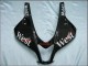 2007-2008 Honda CBR600RR Motorcycle Fairings - Glossy Black White West