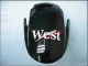 2007-2008 Honda CBR600RR Motorcycle Fairings - Glossy Black White West