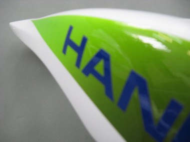 Shop 2007-2008 Honda CBR600RR Motorcycle Fairings - White Green Yellow Glossy Black Hannspree