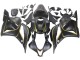 2009-2012 Honda CBR600RR Motorcycle Fairings - Matte Black Gold