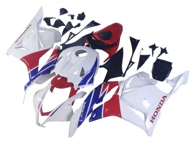 Shop 2009-2012 Honda CBR600RR Motorcycle Fairings - White Red Blue