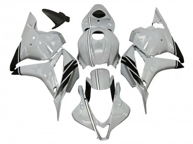 Shop 2009-2012 Honda CBR600RR Motorcycle Fairings - Glossy Grey Black