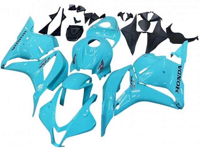 2009-2012 Honda CBR600RR Motorcycle Fairings - Light Blue Racing