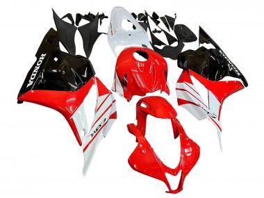 Shop 2009-2012 Honda CBR600RR Motorcycle Fairing - White Red Glossy Black