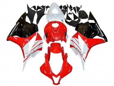 Shop 2009-2012 Honda CBR600RR Motorcycle Fairing - White Red Glossy Black