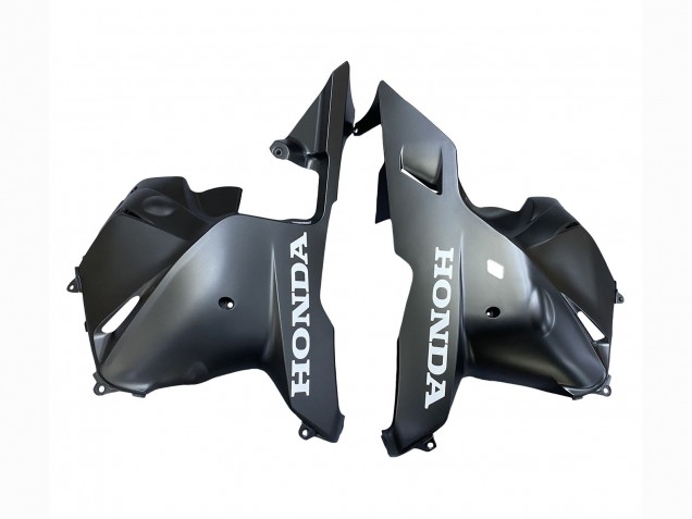 2009-2012 Honda CBR600RR Motorcycle Fairings - Red Glossy Black Matte Black Stripe