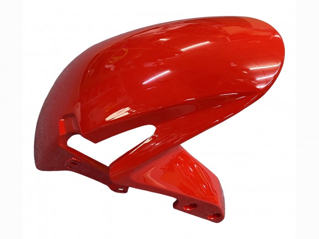 2009-2012 Honda CBR600RR Motorcycle Fairings - Red Glossy Black Matte Black Stripe