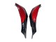 2009-2012 Honda CBR600RR Motorcycle Fairings - Red Glossy Black