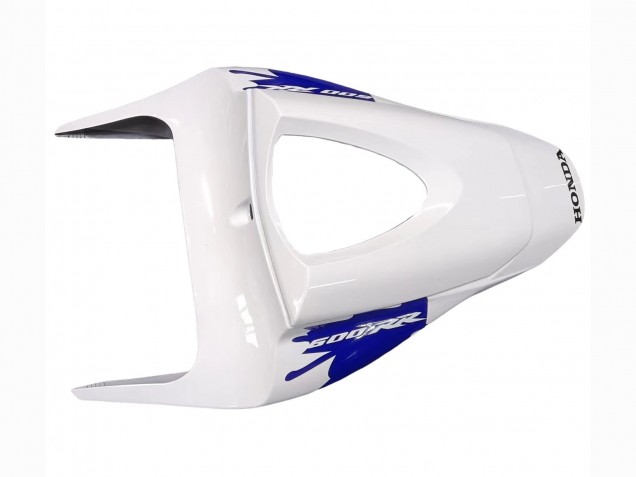 2009-2012 Honda CBR600RR Motorcycle Fairings Kit - White Blue Glossy Black