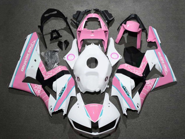 2009-2012 Honda CBR600RR Motorcycle Fairings - White Pink Blue