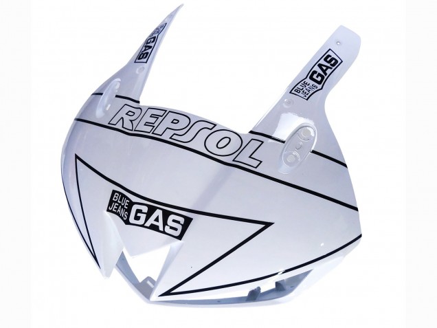 2013-2026 Honda CBR600RR Motorcycle Fairings - White Glossy Black Repsol