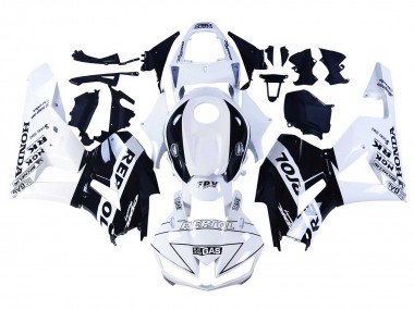 Shop 2013-2026 Honda CBR600RR Motorcycle Fairings - White Glossy Black Repsol