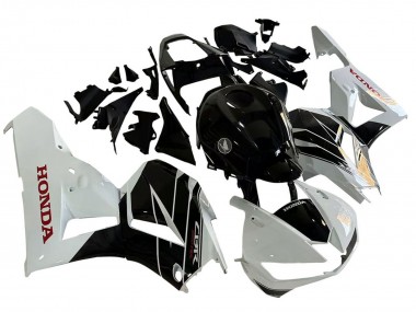 Shop 2013-2026 Honda CBR600RR Motorcycle Fairing Kits - White Glossy Black