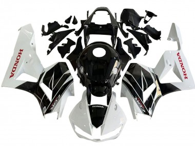 Shop 2013-2026 Honda CBR600RR Motorcycle Fairing Kits - White Glossy Black