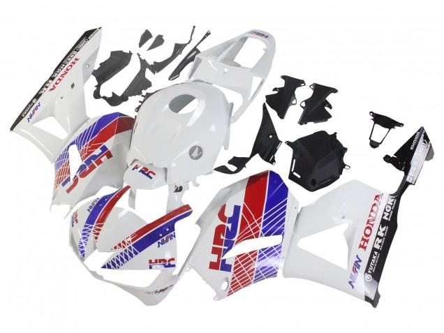 2013-2026 Honda CBR600RR Motorcycle Fairing - White Red Blue HRC