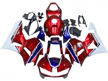 Shop 2013-2026 Honda CBR600RR Motorcycle Fairings - White Red Blue HRC