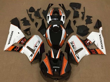 Shop 2013-2026 Honda CBR600RR Motorcycle Fairings - White Orange Glossy Black Repsol