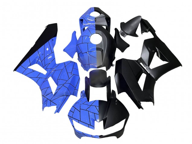 2013-2026 Honda CBR600RR Motorcycle Fairing - Blue Matte Black