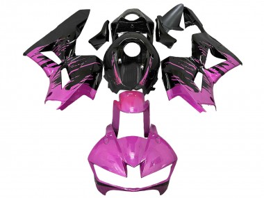 Shop 2013-2026 Honda CBR600RR Motorcycle Fairings - Pink Glossy Black