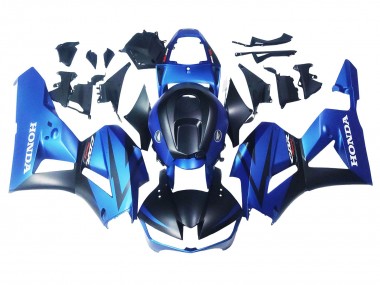 Shop 2013-2026 Honda CBR600RR Motorcycle Fairings - Blue Matte Black Racing