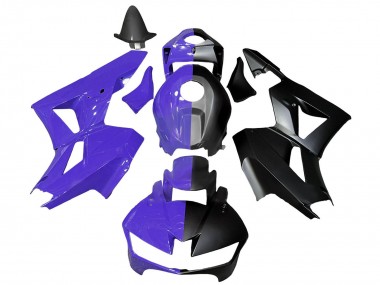 Shop 2013-2026 Honda CBR600RR Motorcycle Fairings - Purple Matte Black Split
