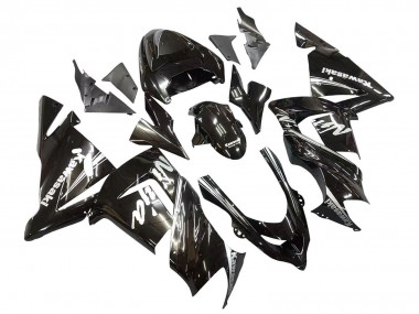 Shop 2004-2005 Kawasaki ZX10R Motorcycle Fairings - Glossy Black Ninja