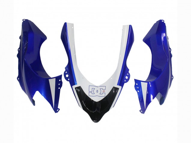 2004-2005 Kawasaki ZX10R Motorcycle Fairing - Black White