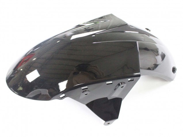 2004-2005 Kawasaki ZX10R Motorcycle Fairings - Black with Green Flame Ninja