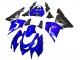 2004-2005 Kawasaki ZX10R Motorcycle Fairings - Blue Black Ninja