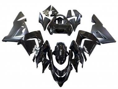 Shop 2004-2005 Kawasaki ZX10R Motorcycle Fairings - Glossy Matte Black Ninja