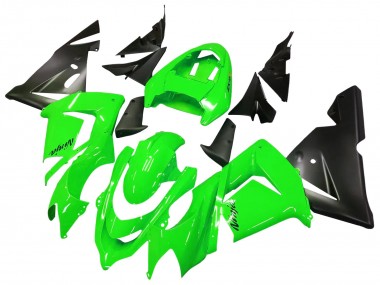Shop 2004-2005 Kawasaki ZX10R Motorcycle Fairings - Green Black Ninja