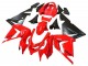 2004-2005 Kawasaki ZX10R Motorcycle Fairings - Red Black Ninja