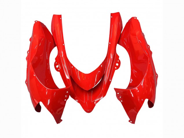 2004-2005 Kawasaki ZX10R Motorcycle Fairings - Red Black Ninja