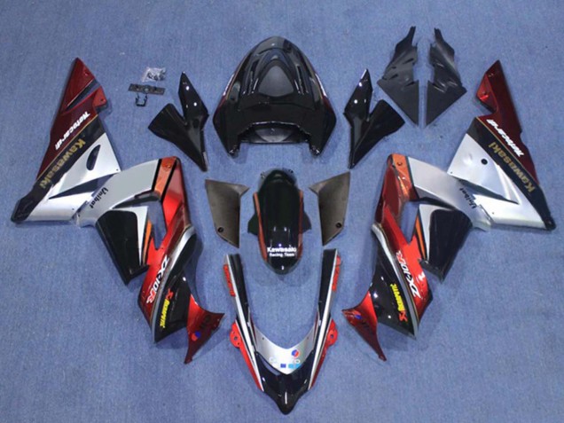 2004-2005 Kawasaki ZX10R Motorcycle Fairings - White Black Fluorescent Yellow Ninja