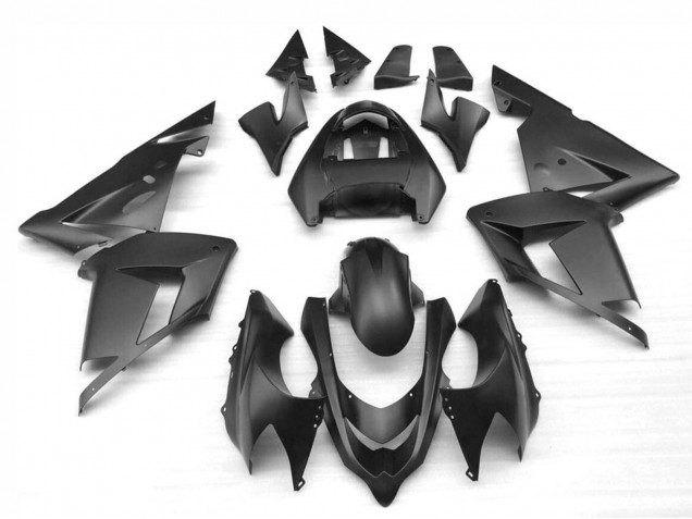 2004-2005 Kawasaki ZX10R Motorcycle Fairings - Matte Black