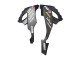 2008-2010 Kawasaki ZX10R Motorcycle Fairings - Glossy Black White Green Monster Elf