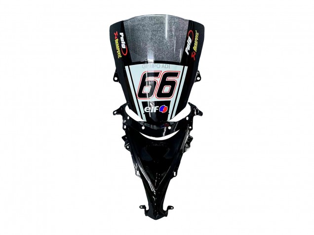 2008-2010 Kawasaki ZX10R Motorcycle Fairings - Green White Red Black Monster Elf 66