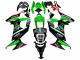 2008-2010 Kawasaki ZX10R Motorcycle Fairings - Green White Red Black Monster Elf 66