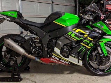 Shop 2011-2015 Kawasaki ZX10R Motorcycle Fairings - Green Yellow Black White Elf Monster