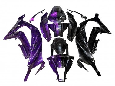 Shop 2011-2015 Kawasaki ZX10R Motorcycle Fairings - Purple Black