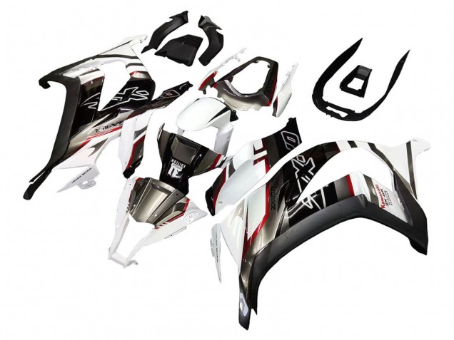 2011-2015 Kawasaki ZX10R Motorcycle Fairings - White Glossy Black Matte Black Red