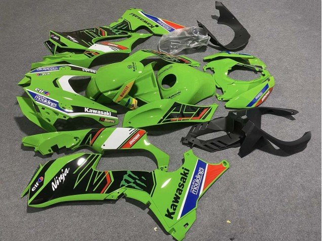 2021-2025 Kawasaki ZX10R Motorcycle Fairings - Green White Blue Black Red Showr Elf Mouldings Monster