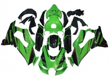 Shop 2021-2025 Kawasaki ZX10R Motorcycle Fairings - Green Glossy Black