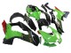 2021-2025 Kawasaki ZX10R Motorcycle Fairing - Green Black Red Honeycomb