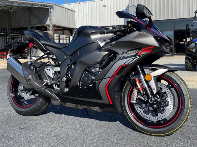 2021-2025 Kawasaki ZX10R Motorcycle Fairings - Black Grey Red