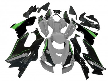 Shop 2021-2025 Kawasaki ZX10R Motorcycle Fairing - Grey Green Black