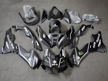 Shop 2021-2025 Kawasaki ZX10R Motorcycle Fairings - Glossy Black Green White Elf Snow Monster